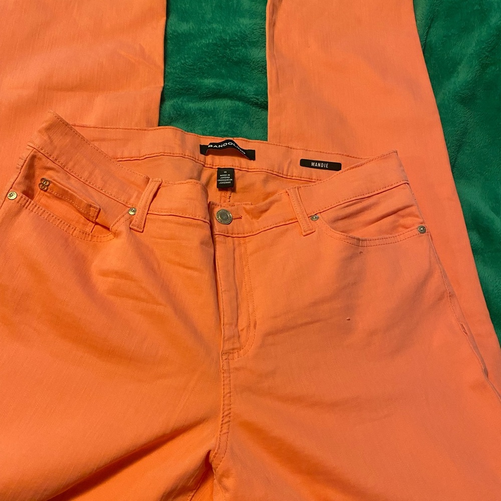 Bought at Belk.  Lost weight and they are 2 big for me now.  Worn 1 time.